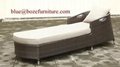 Wicker Lounge Bed Garden Furniture Rattan Chaise Lounge (BZ-C015) 3