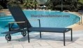 Outdoor Furniture Wicker Lounge Bed