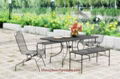 Patio Furniture Iron Dining Set Table & Chair (BZ-DS018) 4