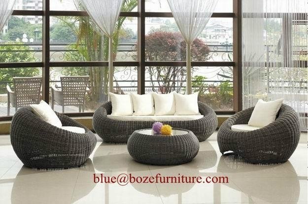 Rattan Sofa Set Outdoor Wicker Furniture (BZ-R003) 4