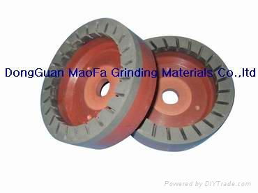 segmented resin wheel for beveling machine