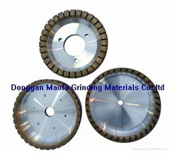Diamond grinding wheels for glass straight line double edger machine