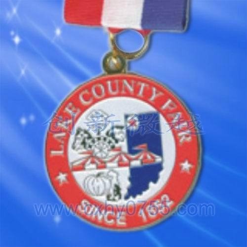 Custom metal award Medal