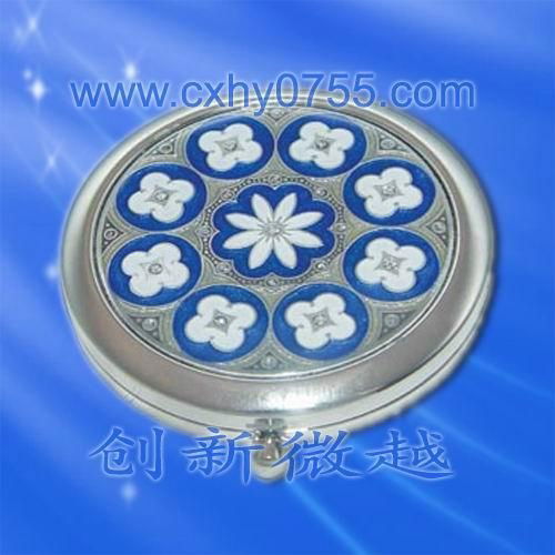 metal compact mirror 