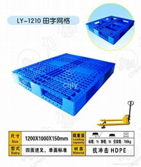 田字網格塑料托盤LY-1210