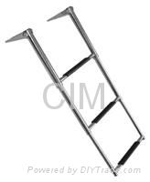 Telescopic boat ladder 2