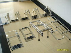 Stainless steel telescopic boat ladders