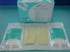 Wet-donning Latex Surgical Gloves