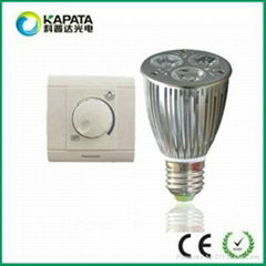 3*3W E27 dimmable led spotlight 