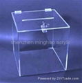 acrylic donation box