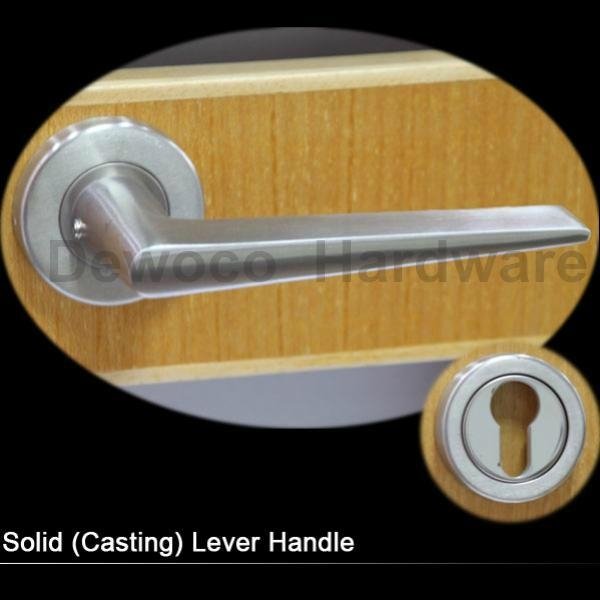 Stainless Steel Solid Casting Lever Handle 3