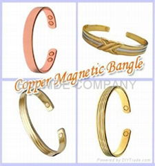 COPPER MAGNETIC BANGLE