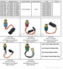 pressure switch for bus air conditioning