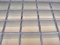 Hot-dip galvanized steel grating