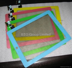 Colored touch screen for ipad 2