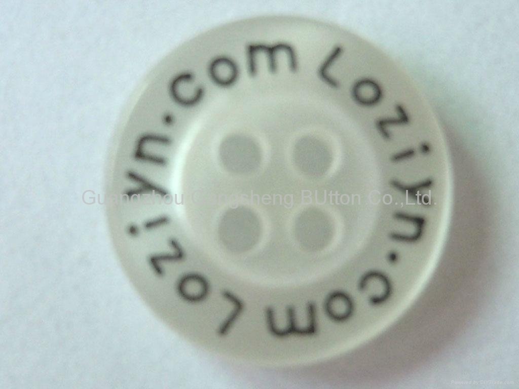 Polyester Imitation pearl button  2
