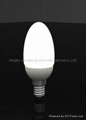 ceramic lampholder LED BULB C35 2~3W