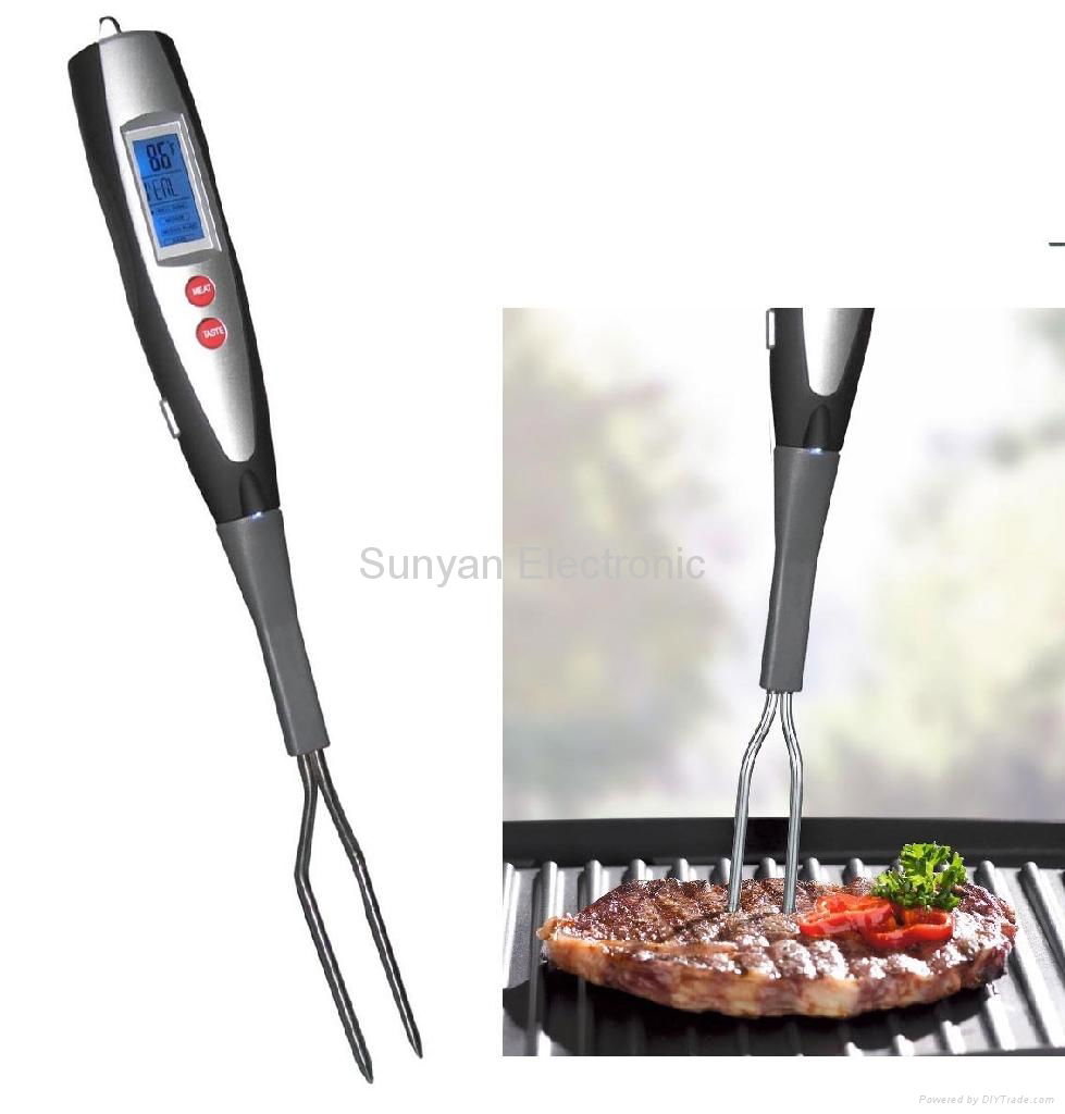 Thermometer Meat Fork