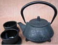 Healthy technology cast iron teapot set 0.8L 1