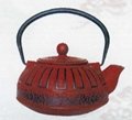 Two colors japanese style cast iron teapot 2