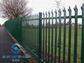 hot galvanized palisade fence(manufacturer)