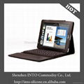 ipad 2 wireless bluetooth keyboard with folding leather protective case 1