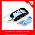 bootlace shoelace silicone case for blackberry 8520 1