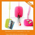 silicone key chain card holder key case 1