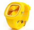 Fashion silicone jelly sport watch