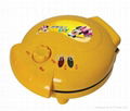 Electric Lovely Cartoon Intelligence Cake Maker Yellow 4