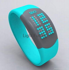 LED silicone watch