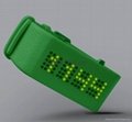 New LED leather watch
