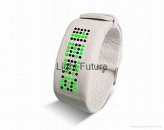 LED fashion leather watch 