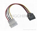 SATA 15P to SATA 4Pin power cable 2