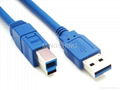 USB 3.0 cable, USB AM to USB BM 1