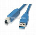 USB 3.0 cable, USB AM to USB BM 3