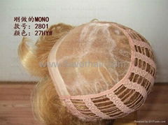 Mono top wigs