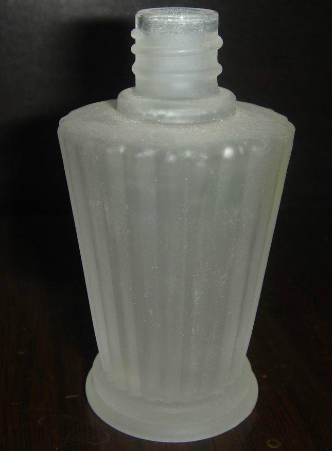 Frosting glass bottle
