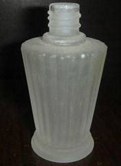 Frosting glass bottle