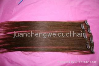 high quality clips in human hair extension 2
