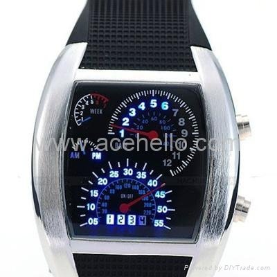 2012 new space sector personality LED watch 2