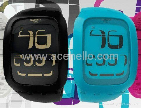 Classic swatch touch led watch with cool appearence 2