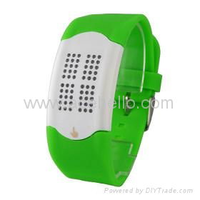 Touch screen LED watch  