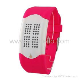 Touch screen LED watch   2