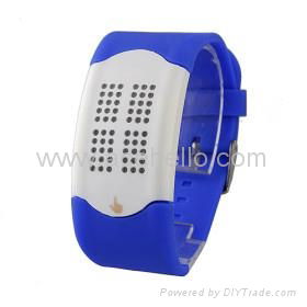 Touch screen LED watch   4