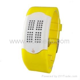 Touch screen LED watch   5