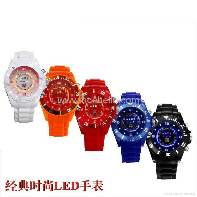 fireworks watches silicone bracelet led watch beautiful watch new arrival