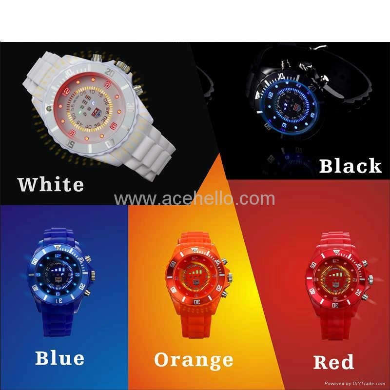 fireworks watches silicone bracelet led watch beautiful watch new arrival 3