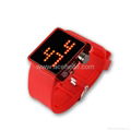 led watches with silicone band unique design like bumblebee 2012 new wrist watch 4