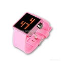 led watches with silicone band unique design like bumblebee 2012 new wrist watch 5